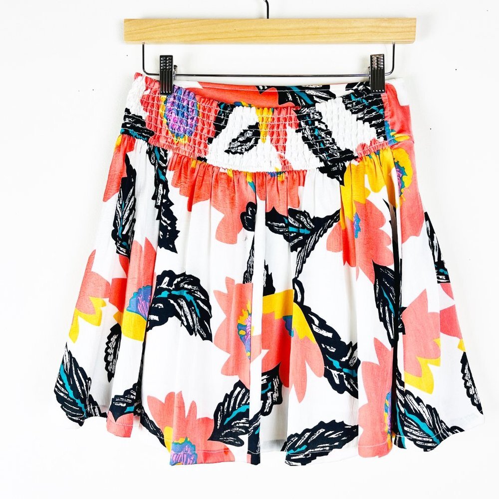 2/$20 Free People Floral Skater Skirt XS - Picture 3 of 6